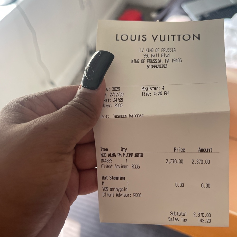 Auth RARE Louis Vuitton Neo Alma PM Empreinte - Picture 2 of 10